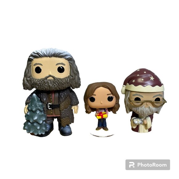 Funko Other - Funko Pop Harry Potter Hagrid Dumbledore Hermione Holiday Christmas Vinyl Figure